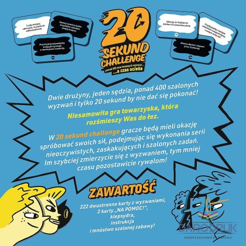 Trefl Gra pamięciowa 20 sek. challenge Trefl (01934)
