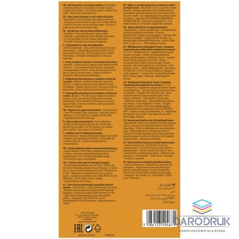 Bic Długopis żelowy długopis wymazywalny wkład czerwony 0,3mm Bic (94984)