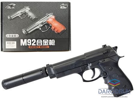 Cabo Toys Pistolet z tłumikiem, na kulki Cabo Toys (A163)