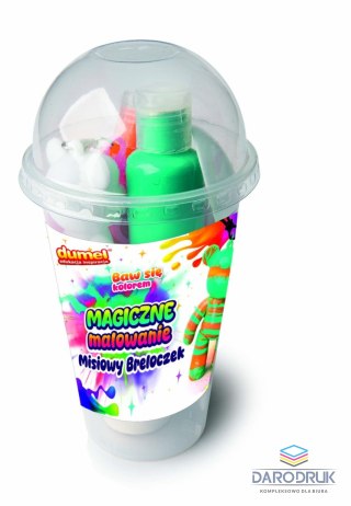 Dumel Zestaw kreatywny dla dzieci MAGICZNE MALOWANIE- MISIOWY BRELOCZEK Dumel (DD30620)