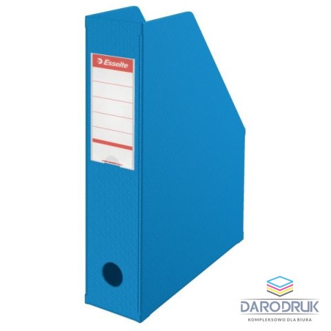 Esselte Pojemnik na dokumenty pionowy A4 niebieski karton pokryty folią [mm:] 72x318x 242 Esselte (56005)