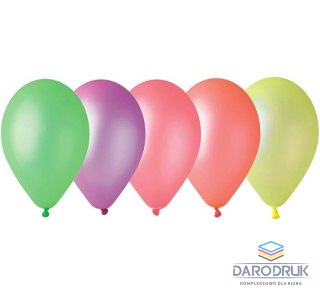 Godan Balon gumowy pastel disco 5 szt. mix 10cal Godan (GZ-DIS5)