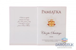 Merigraf Książeczka pamiątkowa z chrztu Chrzest Merigraf (9788365430083)
