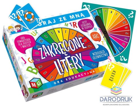 Multigra Gra edukacyjna ZAKRĘCONE LITERY Multigra
