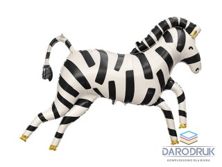 Partydeco Balon foliowy Zebra, 115x85 cm, mix 45cal Partydeco (FB121)