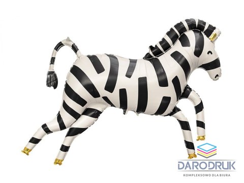 Partydeco Balon foliowy Zebra, 115x85 cm, mix 45cal Partydeco (FB121)
