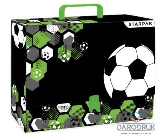 Starpak Teczka z szerokim grzbietem na klips Football A4 mix Starpak (553551)