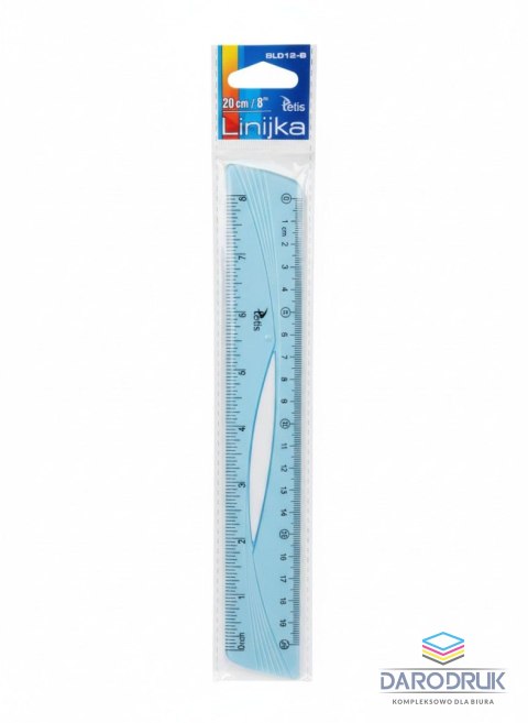 Tetis Linijka plastik 20cm Tetis (BL012-B)