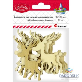 Titanum Ozdoba drewniana Craft-Fun Series renifery Titanum (5724-2)