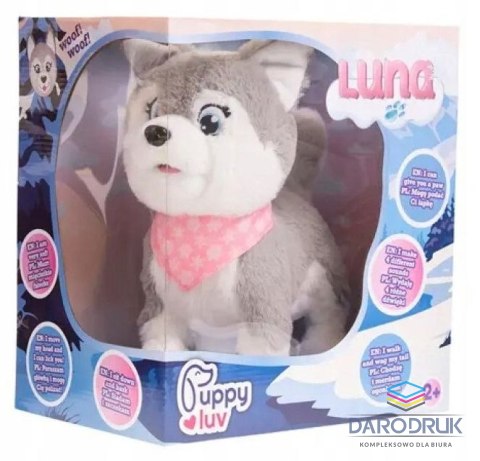 Tm Toys Pluszak interaktywny Puppu Luv piesek Luna Tm Toys (DKO0103)