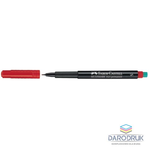 Faber Castell Foliopis Faber Castell Multimark czerwony 0,4 mm