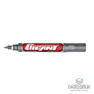 Kamet Marker permanentny Gigant wodoodporny wkład srebrny 1,5-3,00mm okrągła końcówka Kamet (K-5111)