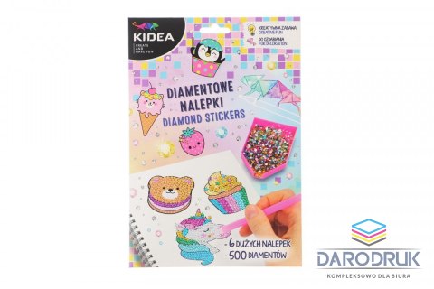 Kidea Mozaika Wesołe zwierzęta NAKLEJKI DIAMENTOWE Kidea (MAGIC)