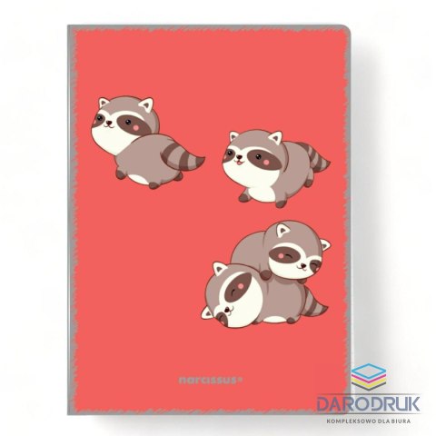 Narcissus Zeszyt A4 PP Kawaii 32k. 80g linia kolor Narcissus