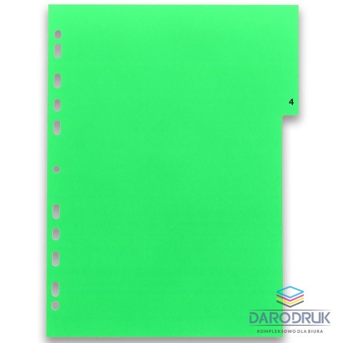 Oxford Przekładka numeryczna A4 mix 12k 1-12 [mm:] 225x300 Oxford (100204769)