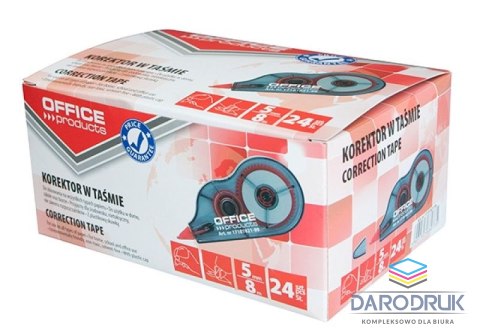 Office Products Korektor w taśmie (myszka) 5x8 [mm*m] Office Products (17101821-99)