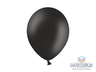 Partydeco Balon gumowy czarna 270mm 12cal Partydeco (12P-025)