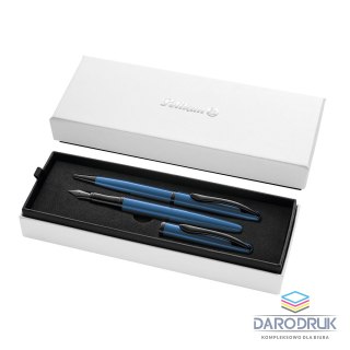 Pelikan Zestaw piśmienniczy Jazz Noble Elegance Aqua pióro+długopis Pelikan (400198413)