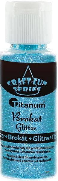 Titanum Brokat Craft-Fun Series kolor: lazurowy 1 kolor. Titanum (C37)