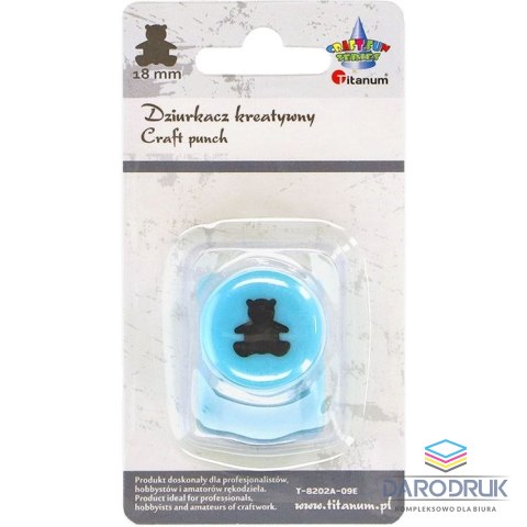 Titanum Dziurkacz ozdobny Craft-Fun Series 18mm miś Titanum (T-8202A-09E)