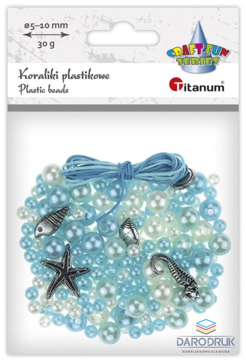 Titanum Perełki Craft-Fun Series zestaw do zrobienia biżuterii Titanum (BR230008-blue)