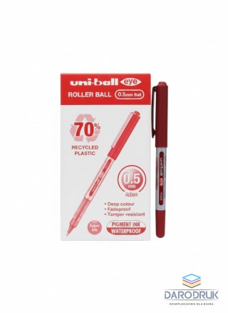 Uni Pióro kulkowe czerwone wkład czerwone Uni (UB-150-10E)