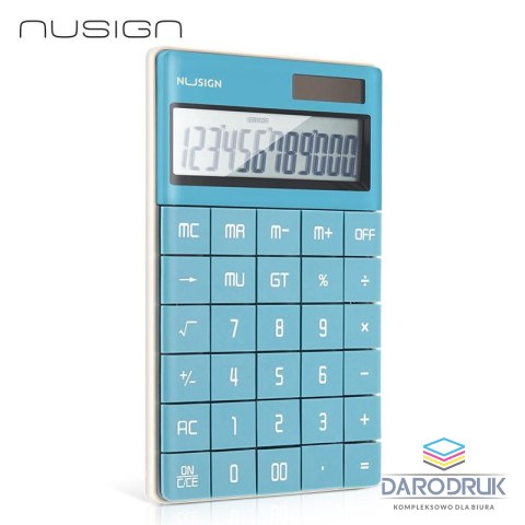 Argo Kalkulator na biurko Nusign jasnoniebieski Argo (ENS041-BL)