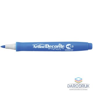 Artline Marker permanentny decorite wkład niebieski 1,0mm pędzelek końcówka Artline (AR-033 1 2)