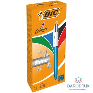 Bic Długopis wielofunkcyjny 4 Colours SHINE wkład 4 kolory 1,0mm Bic (982874)