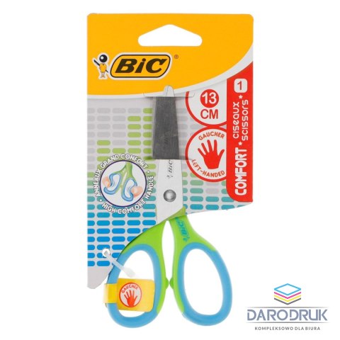 Bic Nożyczki COMFORT LEWORĘCZNE 13cm Bic (9262791)