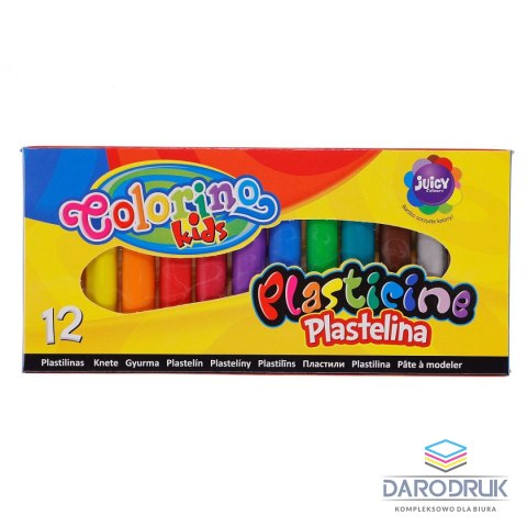 Colorino Kids Plastelina 12 kol. mix Colorino Kids (13291)