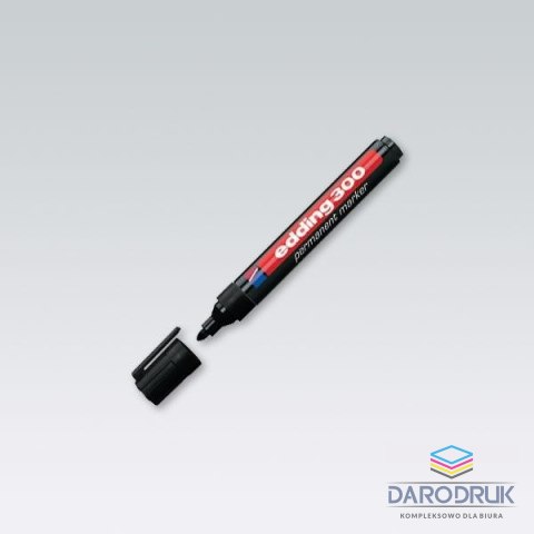 Edding Marker permanentny wkład czarny 1,5-3,00mm okrągła końcówka Edding