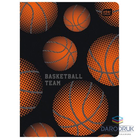 Interdruk Zeszyt A5 SPORT 32k. 70g linia kolor Interdruk