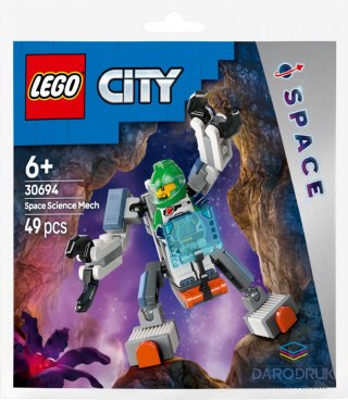 Lego Klocki konstrukcyjne City Kosmiczny mech naukowy Lego (30694)