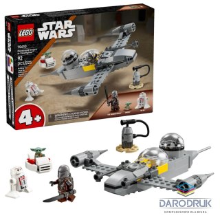 Lego Klocki konstrukcyjne Star Wars Myśliwiec N-1 Mando i Grogu Lego (75410)