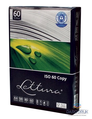 Lettura Papier ksero A4 ekologiczny biały 500k. 80g Lettura (xba4lett80gISO60)