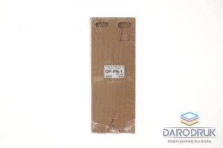 Paw Opakowanie ozdobne na butelkę naturalne 10szt szara [mm:] 75x75x 310 Paw (OP-PN-1)