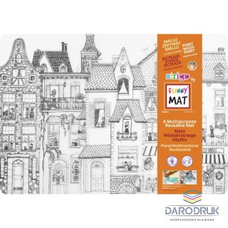 Strigo Podkład na biurko FUNNY MAT TRANSPARENT BU sfu4145 polipropylen PP [mm:] 480x680 Strigo (8681379308410)