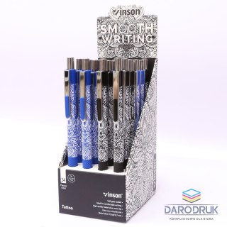 Vinson Długopis olejowy Fashion 103 MANDALA wkład niebieski 0,7mm Vinson