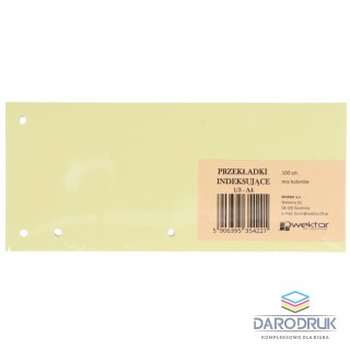 Wektor Przekładka czysta 1/3 A4 mix 100k Wektor (5906395354221)
