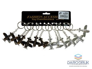 Adar Brelok samolot metalowy, karta 12szt. Adar (584280)