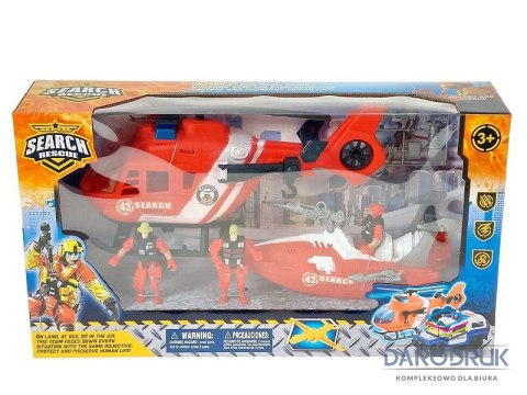Adar Helikopter zestaw pojazdów ratunkowych z figurkami Adar (613522)