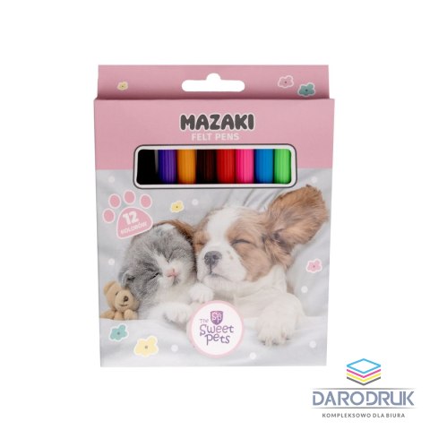 Beniamin Flamaster The Sweet Pets 12 kol. Beniamin (2310)