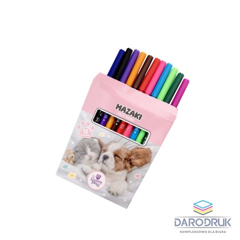 Beniamin Flamaster The Sweet Pets 12 kol. Beniamin (2310)