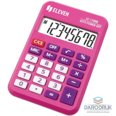 Eleven Kalkulator kieszonkowy Eleven (LC110NR-PKE)