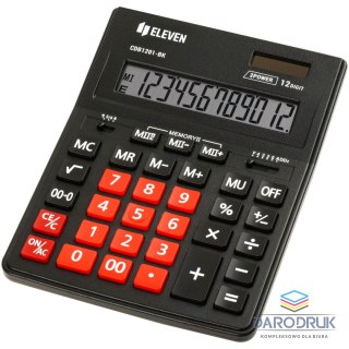 Eleven Kalkulator na biurko Eleven (CDB1201BK-RDE)