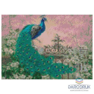 Flamingo Line Zestaw kreatywny Diamentowa mozaika 30x40cm Paw Flamingo Line (TGD72712)