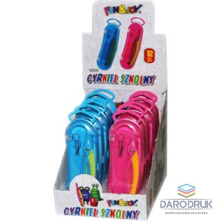 Fun&Joy Cyrkiel pojedynczy 2-elementowy kolorowy mix 2 kolorów w displeju