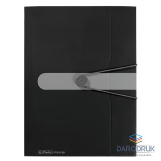 Herlitz Teczka plastikowa na gumkę Easy Orga To Go 11205986 A4 czarny Herlitz (300000685)