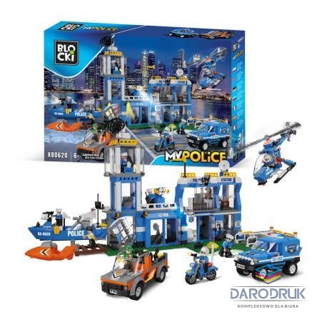 Icom Klocki plastikowe MyPolice Posterunek policji Icom (KB0620)